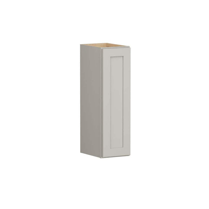 Shaker Full Overlay 9 in. W x 12 in. D x 30 in. H Plywood Assembled Wall Kitchen Cabinet in Stone Gray