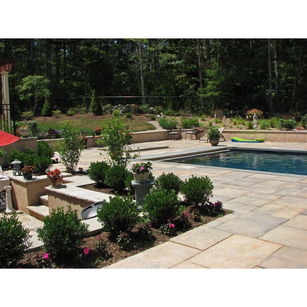 Nantucket Pavers Yorkstone 24 in. x 24 in. Tan Variegated Concrete Paver (22-Pieces/88 sq. ft./Pallet)