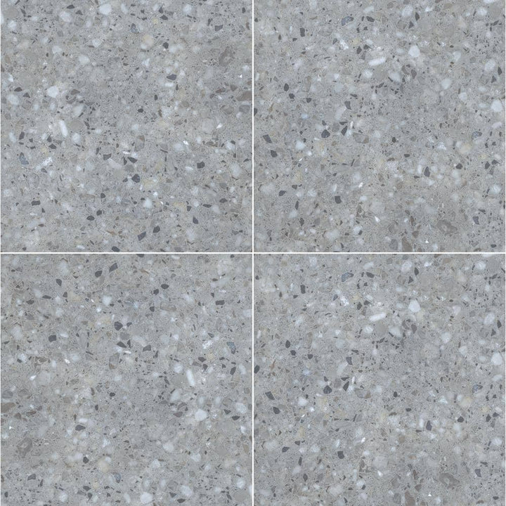 MSI Terrazo Gris 2 cm. x 24 in. x 24 in. Matte Porcelain Paver Floor Tile (8 sq. ft./Case)