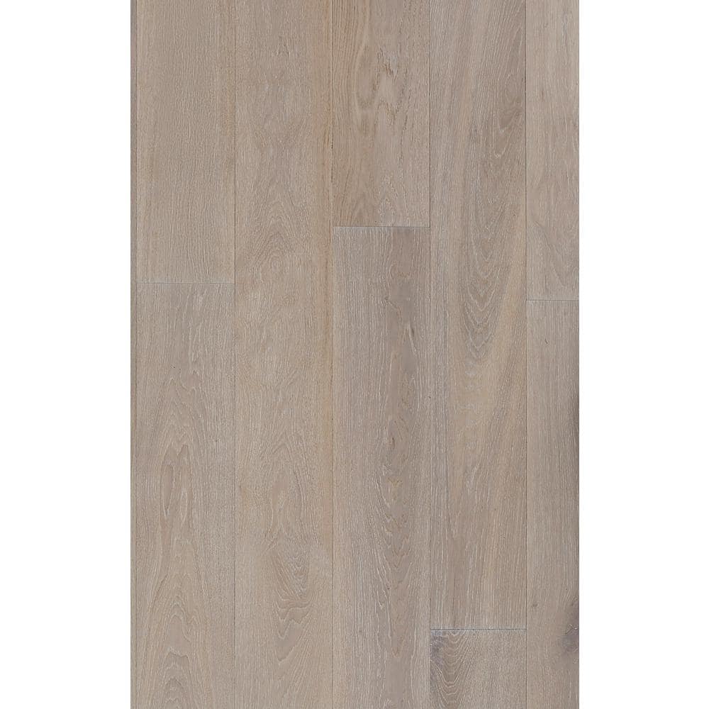 ASPEN FLOORING Timber Wolf White Oak 1/2 in. T x 7.5 in. W Water Resistant Wire Brush Engineered Hardwood Flooring (31.09 sqft/case)