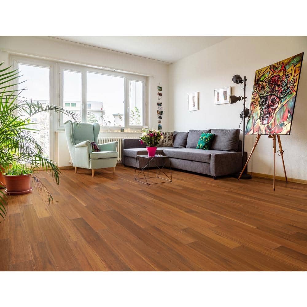 Selkirk Toba Acacia 1/2 in. T x 5 in. W Tongue and Groove Smooth Engineered Hardwood Flooring (26.25 sq. ft./Case)