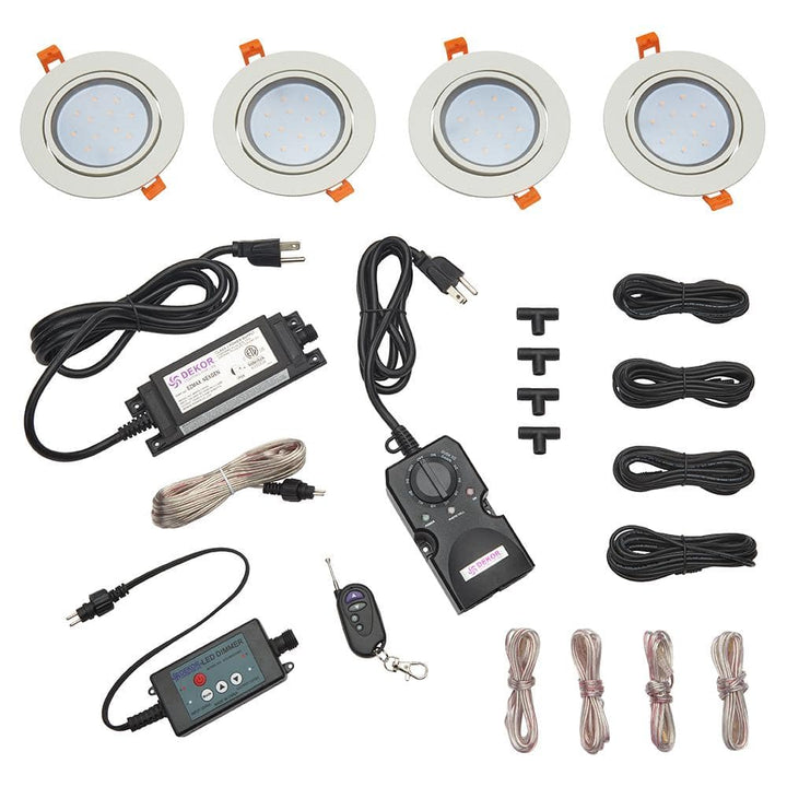 Trex RainEscape Soffit Light Kit - 4 Lights - White