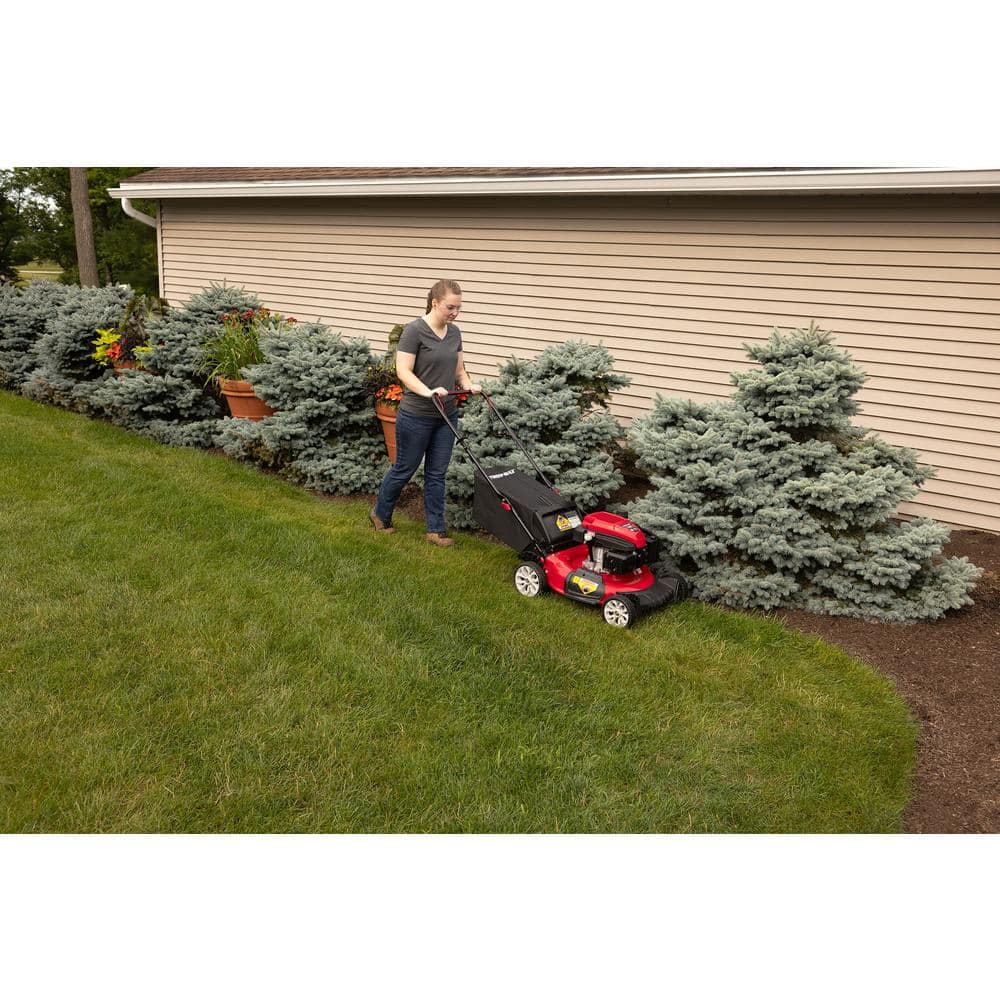 Troy-Bilt 21 in. 163cc OHV Engine Push 3-in-1 Gas Walk Behind Lawn Mower with Tri-Action Cutting System