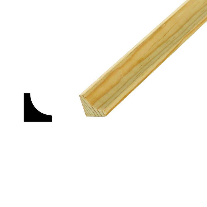 Builders Choice WM 93 3/4 in. x 3/4 in. Pine Cove Molding