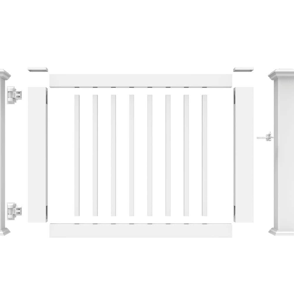 Veranda T Rail Vinyl Railing Gate Kit