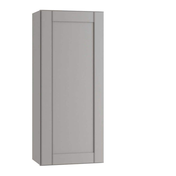 MILL'S PRIDE Richmond Vesuvius Gray Plywood Shaker Stock Ready to Assemble Wall Kitchen Cabinet Sft Cls 15 in W x 12 in D x 42 in H