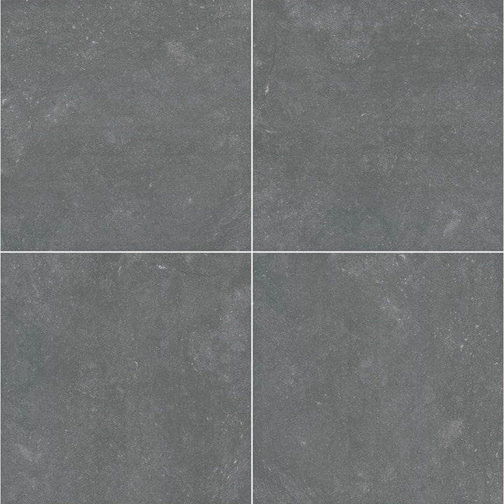 MSI Vulkon Nero 2 cm. x 24 in. x 24 in. Matte Porcelain Paver Tile (8 sq. ft./Case)