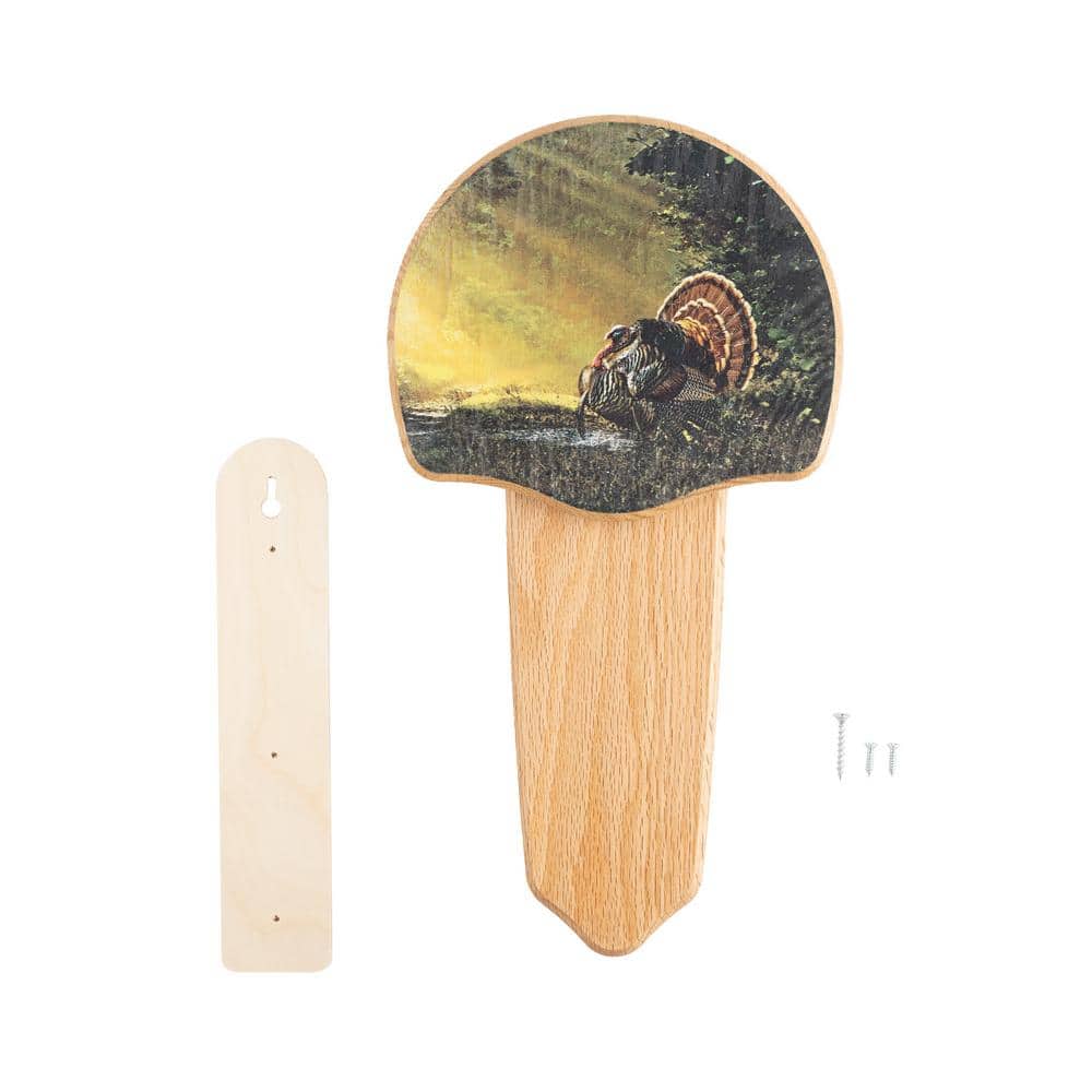 Walnut Hollow Solid Oak Turkey Mount Kit with Gobbler Image