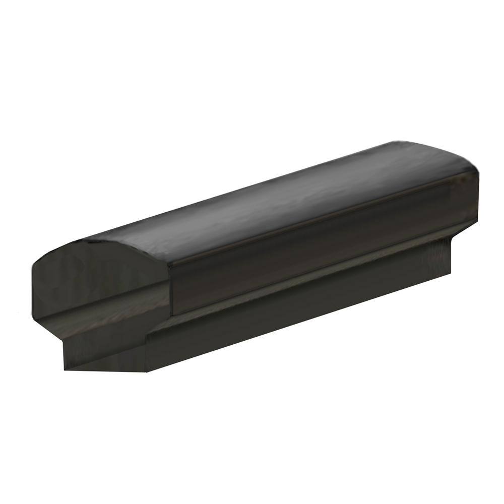 Weatherables Arlington 42 in. H x 72 in. W Textured Black Aluminum Railing Kit