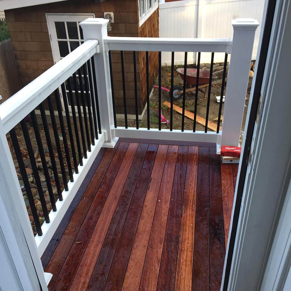 Weatherables Vilano 3.5 ft. H x 6 ft. W Vinyl White Railing Kit