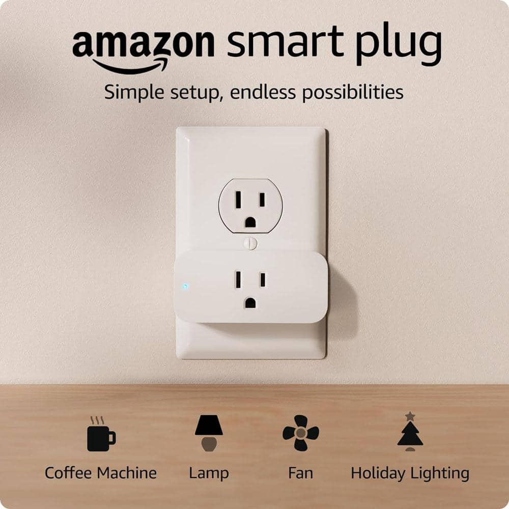 Amazon Smart Plug, V2 White