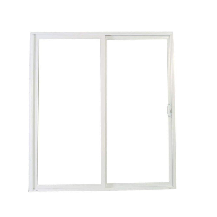 72 in. x 80 in. 50 Series White Vinyl Right-Hand Sliding Patio Door with Blinds
