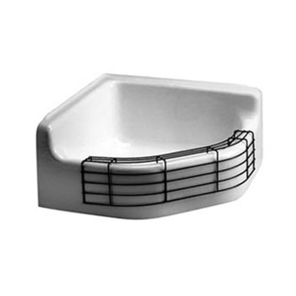 American Standard Florwell 28" Enameled Cast Iron Utility Sink - White