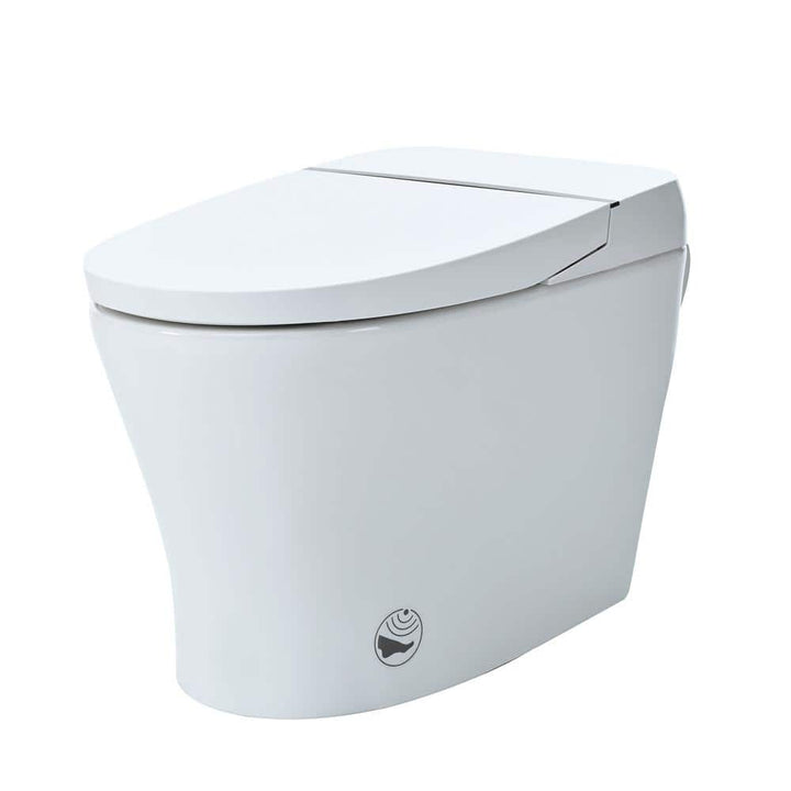 Unbranded Smart Round Toilet with Heated Seat & LED Light