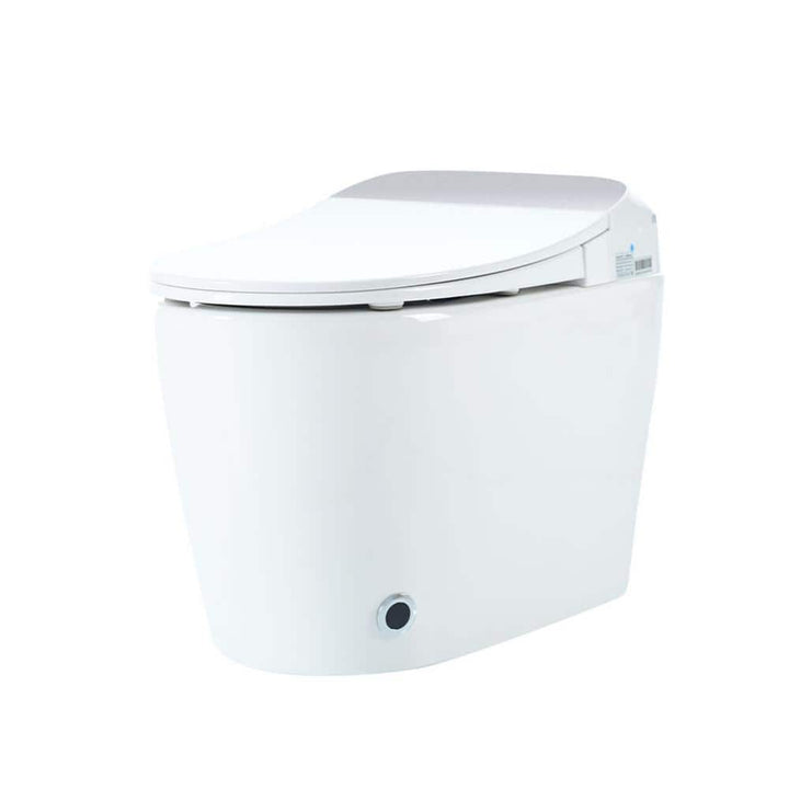Unbranded Smart Round Toilet with Heated Seat & Foot Sensor Flush