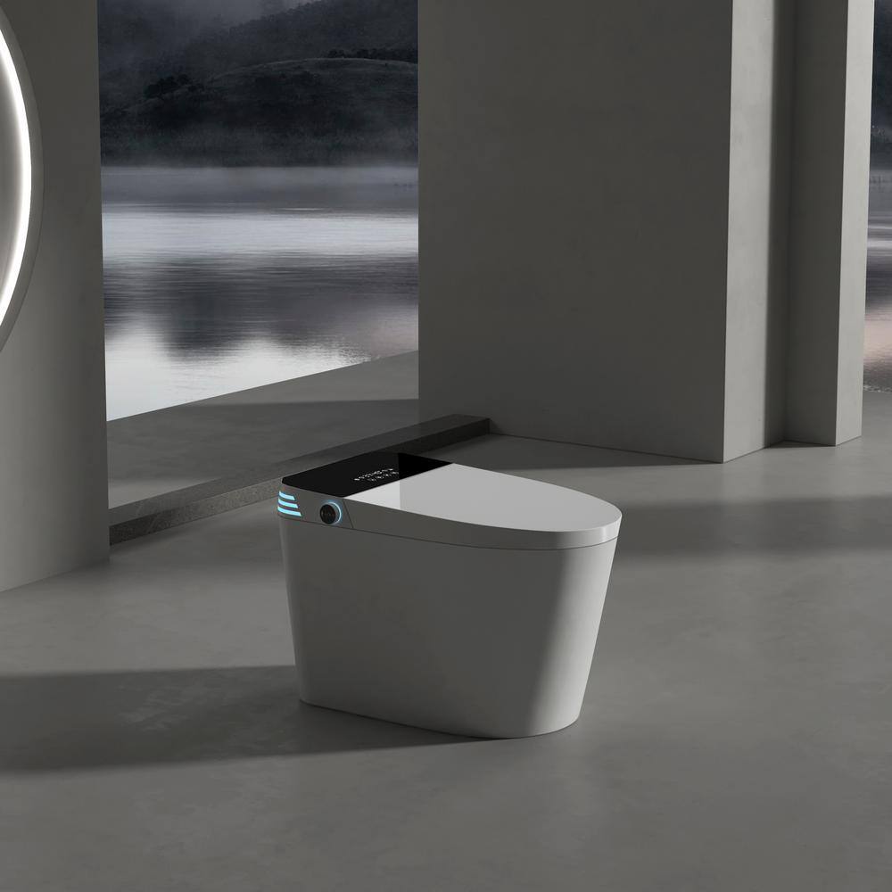 Boosicavelly Smart Elongated Bidet Toilet with Auto Flush & Heated Seat