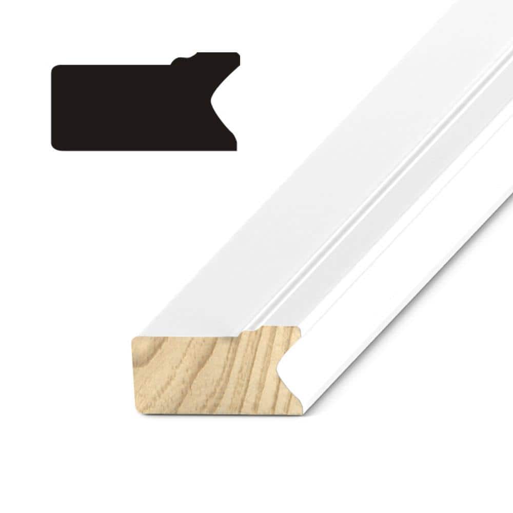 Unbranded 3/4 in. x 1-7/16 in. Primed Pine Stucco Molding