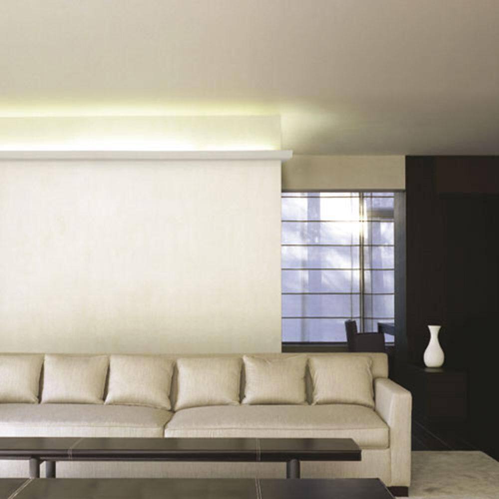 ORAC DECOR 4-3/8 in. x 2-3/4 in. x 78-3/4 in. Primed White Plain Polyurethane Crown Moulding