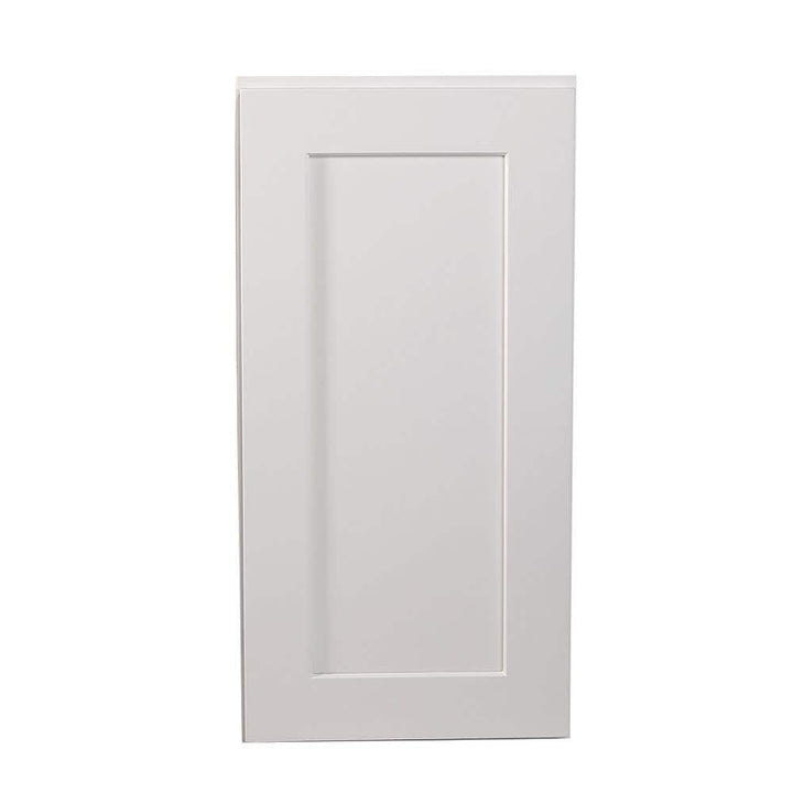 Design House Brookings Shaker 12in.W x 12in.D x 24in.H Solid Wood Assembled Wall Kitchen Cabinet in Painted White w\ Soft Close Door