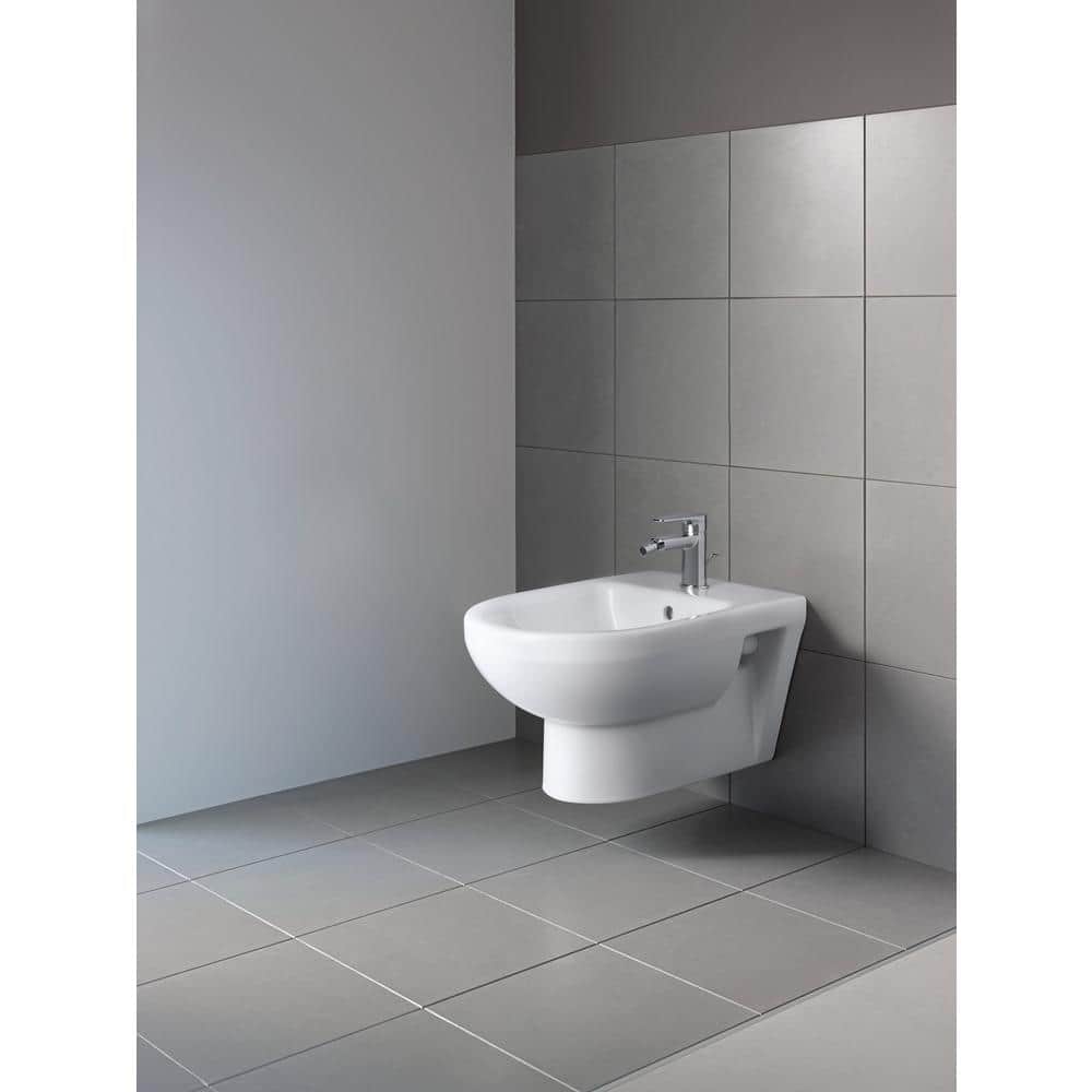 Duravit No.1 Round Wall-Mounted Bidet in White
