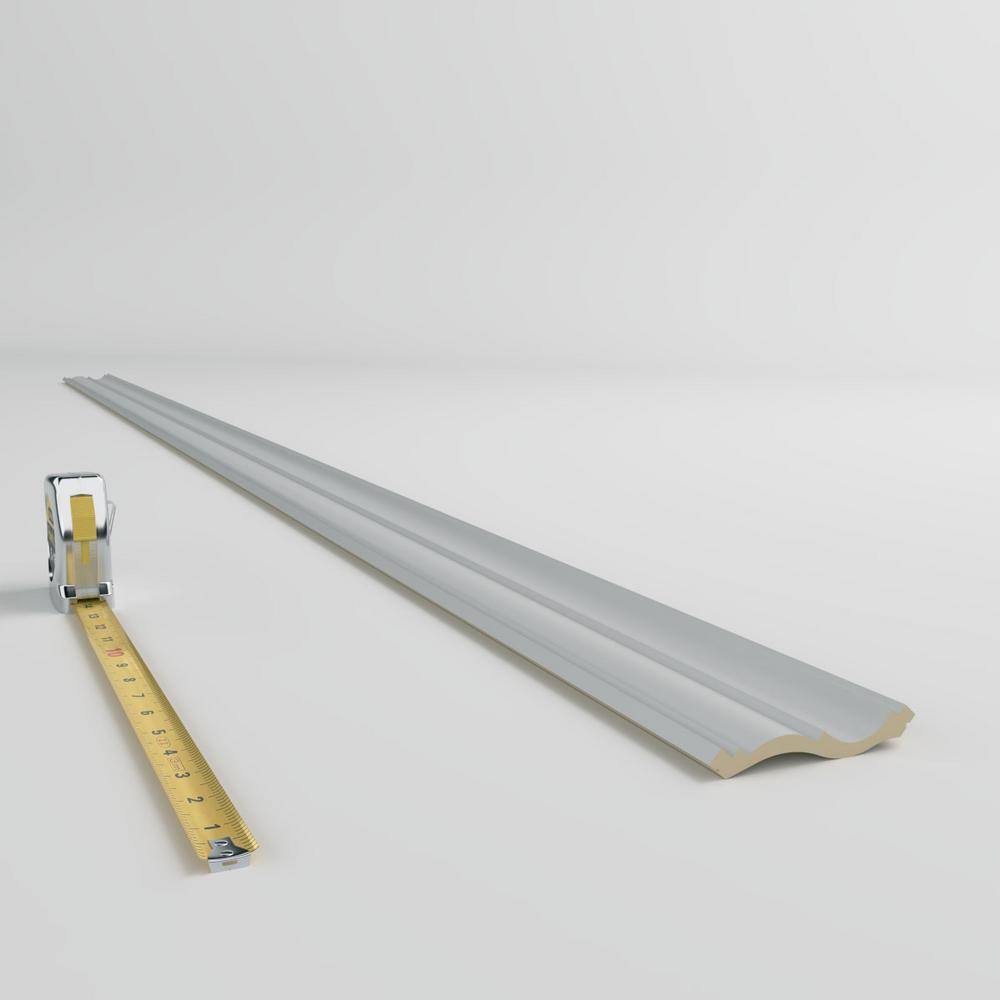 Ekena Millwork Temple 2.75 in. D x 3.875 in. W x 96 in. L Polyurethane Crown Moulding