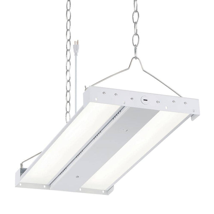 EnviroLite 2 ft. 320-Watt Equivalent Integrated LED White Backlit High Bay Hanging Light with 19900 Lumens 5000K