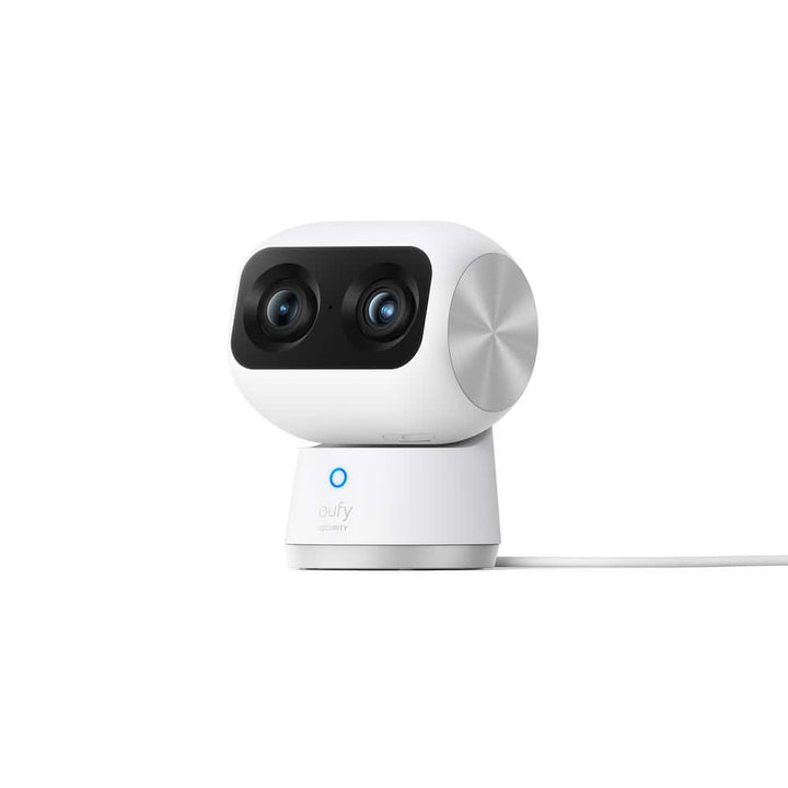 eufy Security S350 WiFi IndoorCam HardWired Pan and Tilt Security Camera with, No Monthly Fee, and HomeBase 3 Compatible