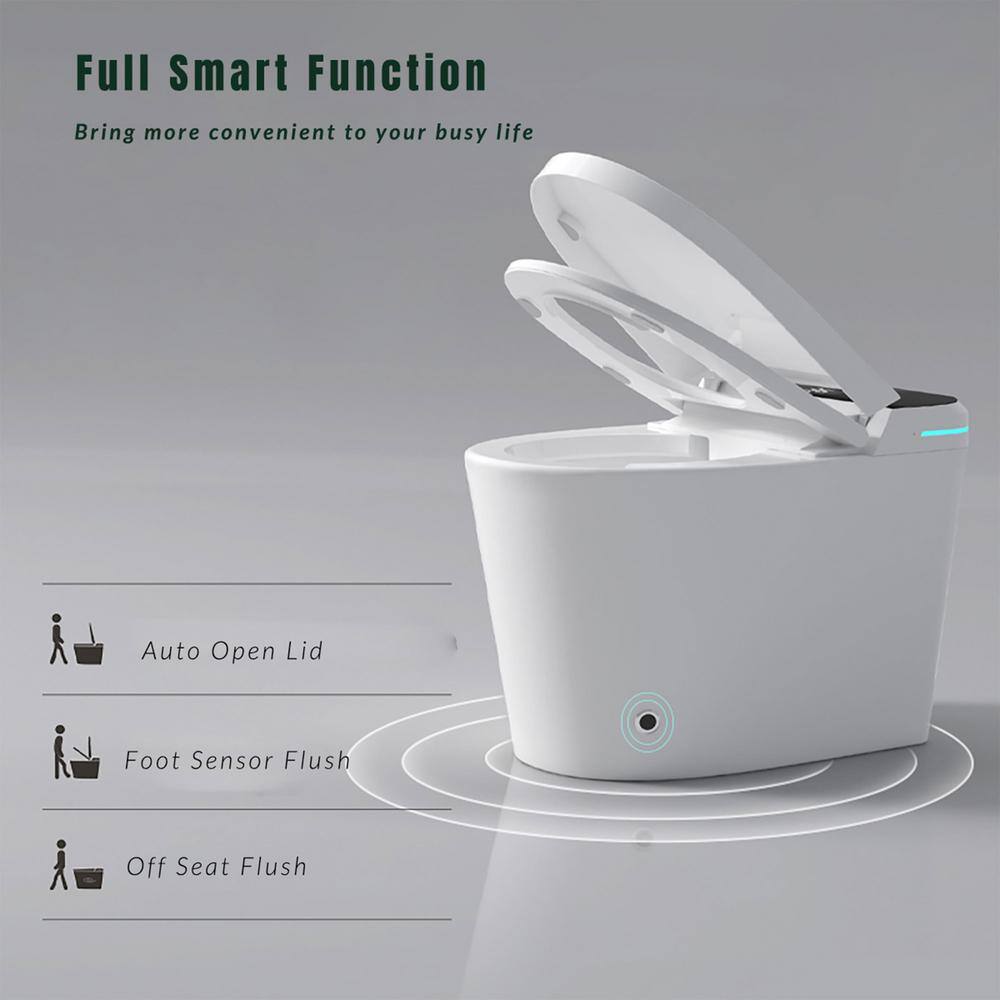 FUNKOL Elongated Smart Bidet Toilet with Auto Deodorization and Heated Seat