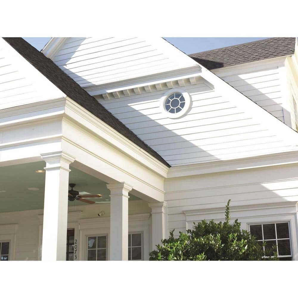 Fypon 24-1/4 in. x 24-1/4 in. x 1 in. Polyurethane Circle Flat Trim