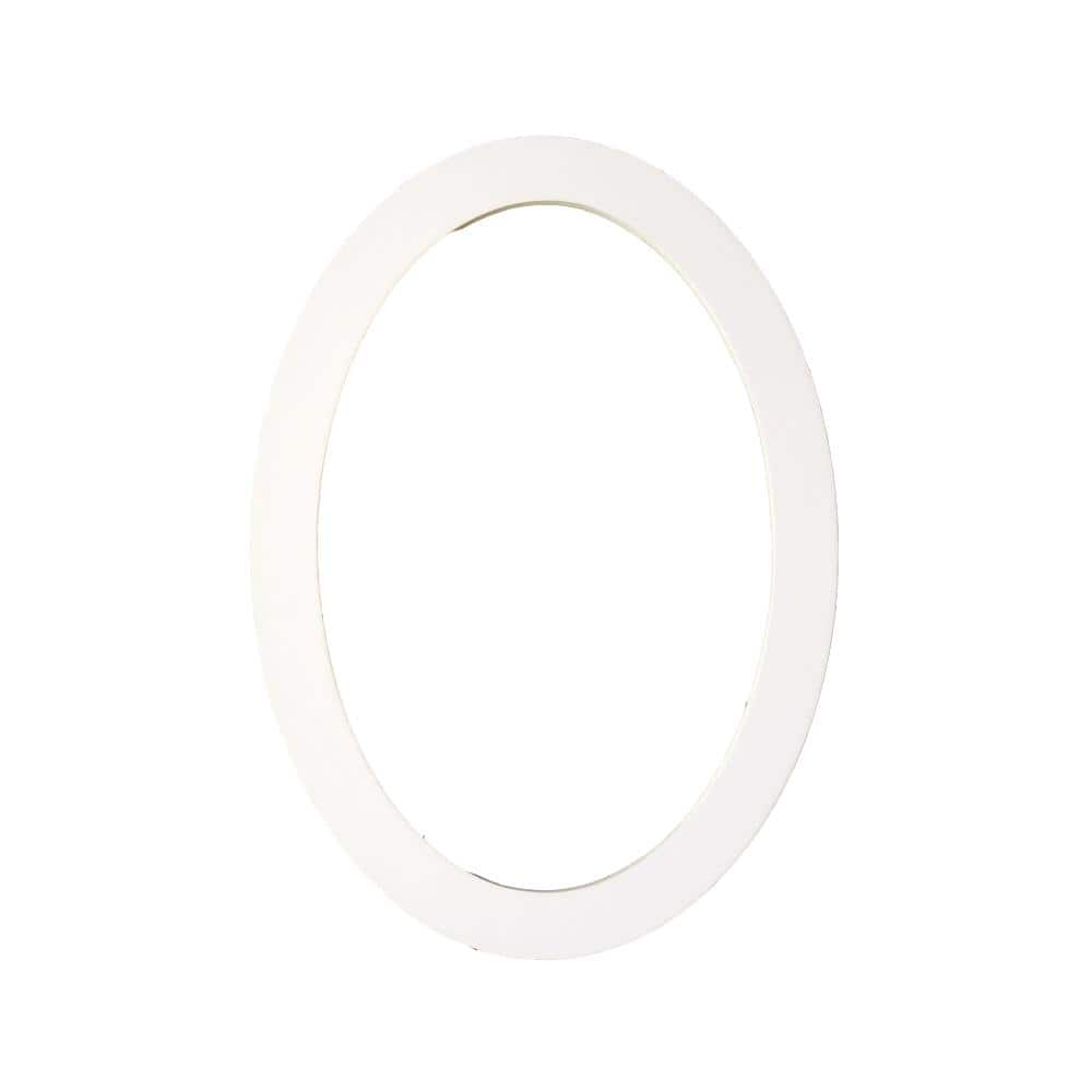 Fypon 43-1/16 in. x 31-1/8 in. x 1 in. Polyurethane Flat Oval Trim