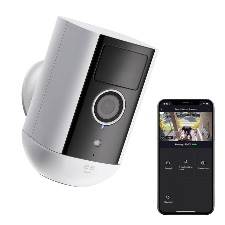 Geeni Freebird 1080p Outdoor WiFi Surveillance with Night Vision and Motion Detection Security Camera Compatible with Alexa