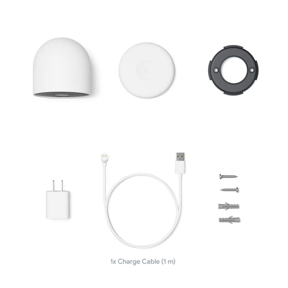 Google Nest Cam (Battery) - Indoor and Outdoor Wireless Smart Home Security Camera