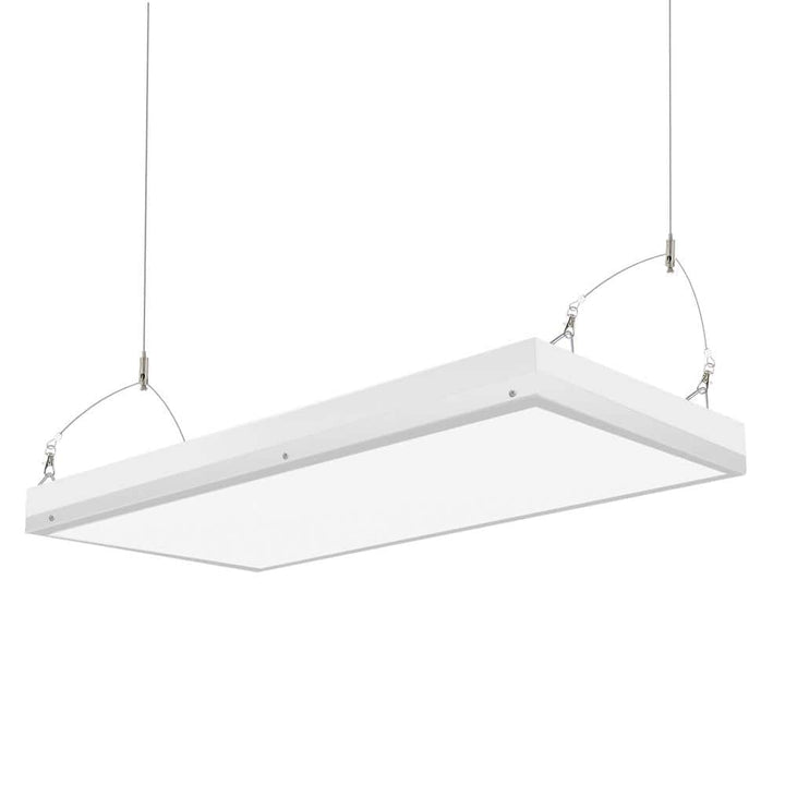 Honbei 2 ft. 500-Watt Equivalent Integrated LED White Linear High Bay Light,110-277-Volt 5000KHanging Light Workshop ETL Listed