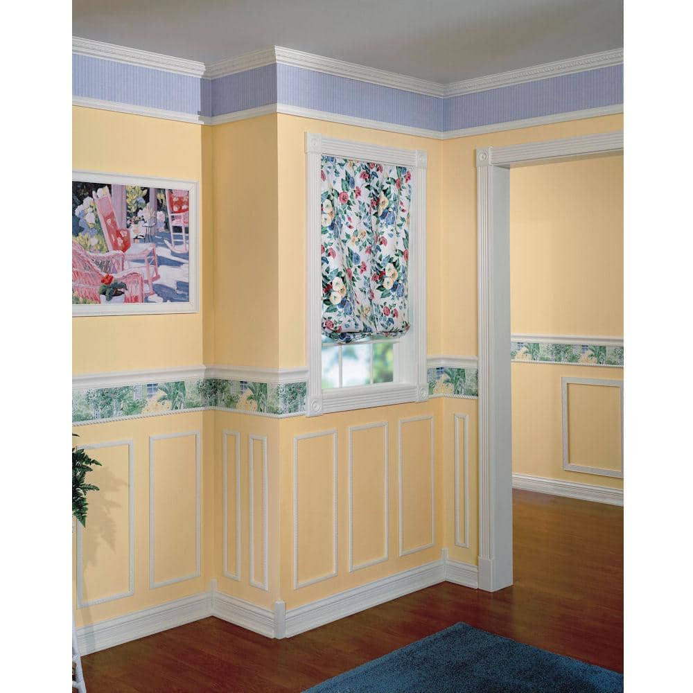 HOUSE OF FARA 8583 3/4 in. x 3 in. x 96 in. Primed MDF Fluted Casing (1-Piece − 8 Total Linear Feet)
