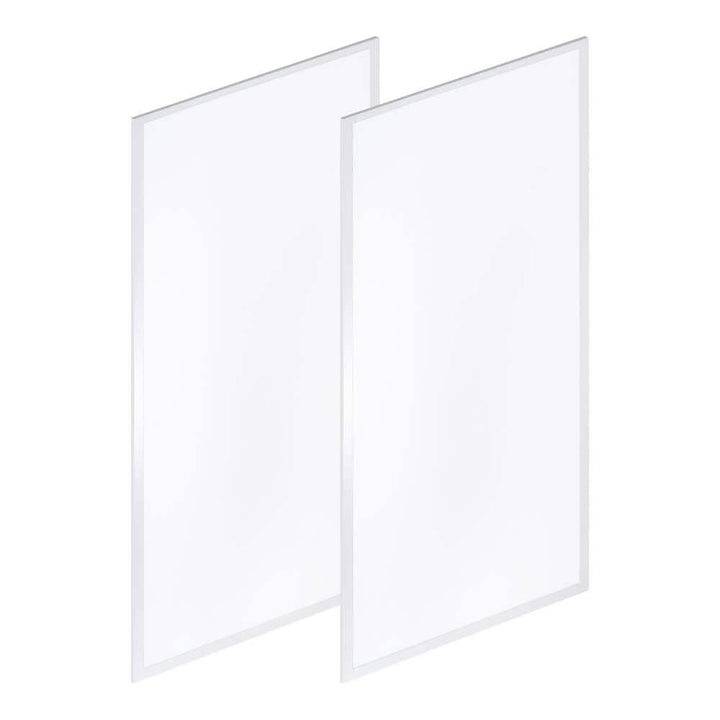 JONATHAN Y 2 ft. x 4 ft. Skylight 50-Watt 5500 Lumens Dimmable Integrated LED Flat Panel Light with 5000K, White (Set of 2)