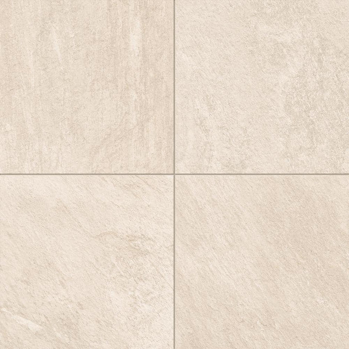 Sample – Alpe White 6 in. x 6 in. x 0.75 in. Stone-Look Porcelain Paver