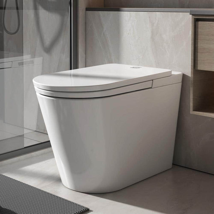 MEDUNJESS L-G Elongated Smart Toilet 1.34 GPF with Heated Seat, Auto Flush, and Deodorization