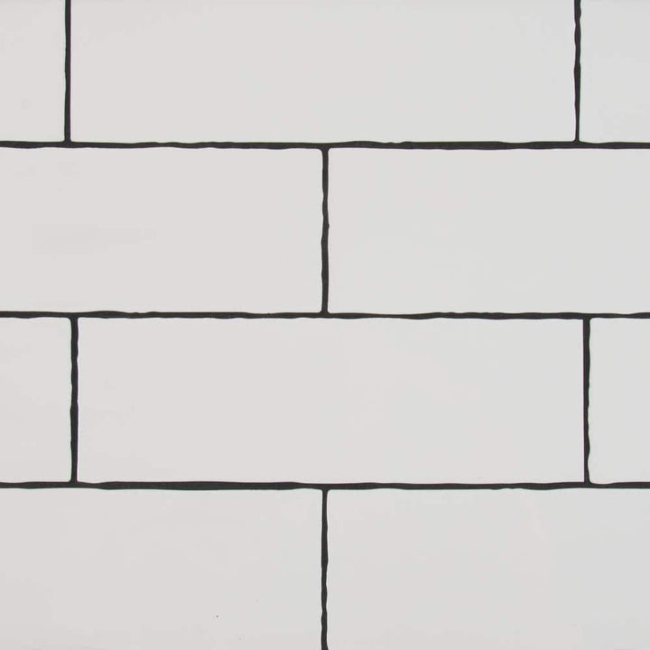 MSI White Crafted 3 in. x 12 in. Glossy Ceramic Wall Tile (13 sq. ft./Case)