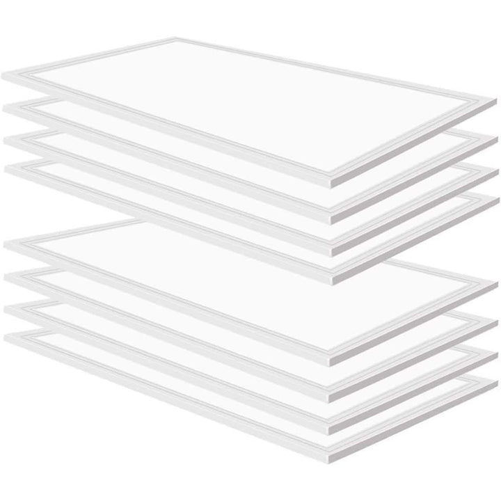 WYZM 2 ft. x 4 ft. 7800 Lumens Integrated LED Troffer Light 5000K (8-Pack)