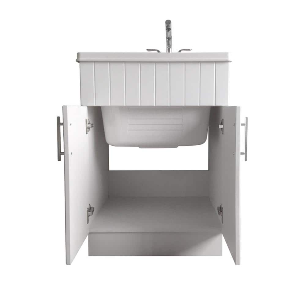 Presenza Shaker Laundry Cabinet Kit with Pull-Out Faucet
