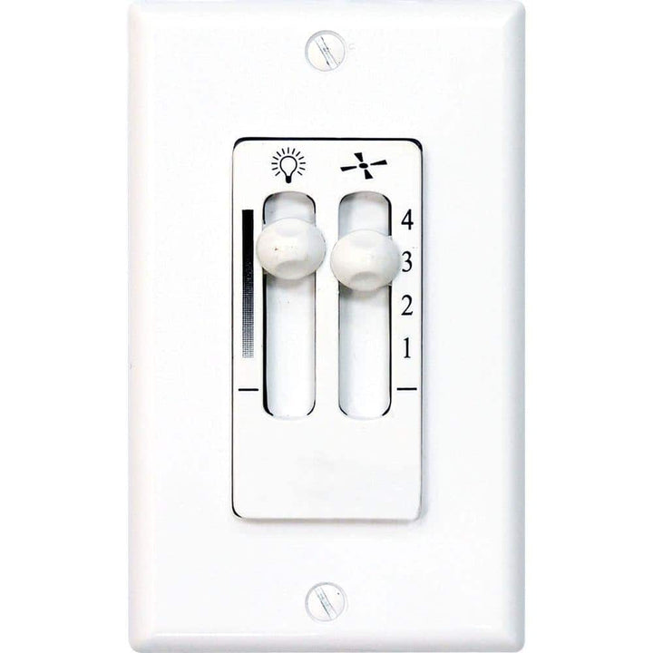Progress Lighting AirPro 4-Speed Wall Switch with Full-Range Light Dimmer (P2630-30)