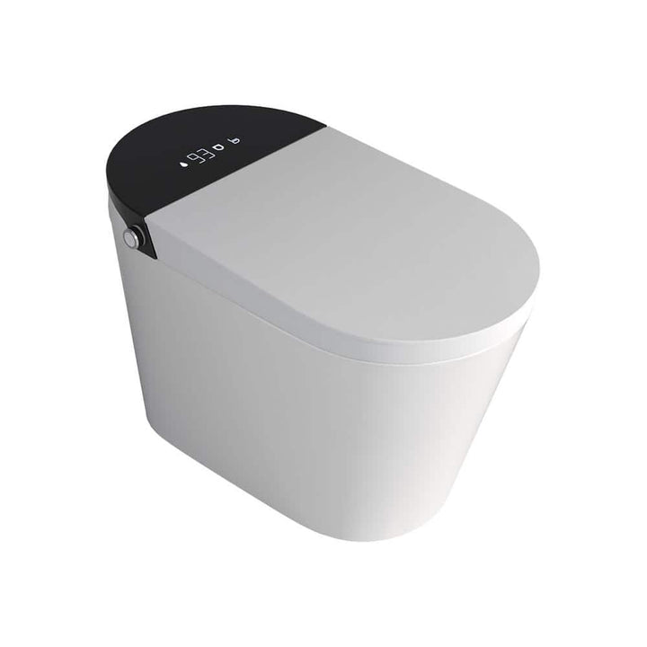 RAINLEX Elongated Bidet Toilet 1.28 GPF in White with Heated, Soft Close RX-T16W
