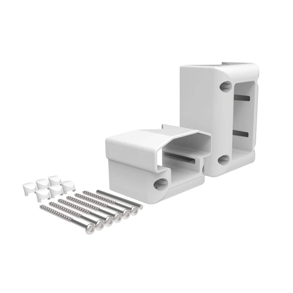 RDI White 45 Degree Level Mounting Bracket Kit - 1 Pair Original Rail