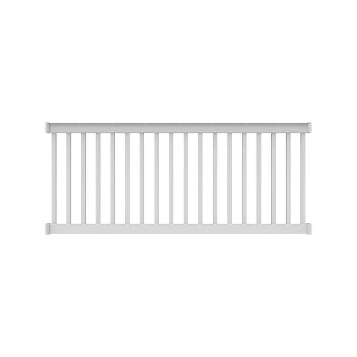 RDI Finyl Line 8 ft. x 42 in. H Deck Top Level Rail Kit in White