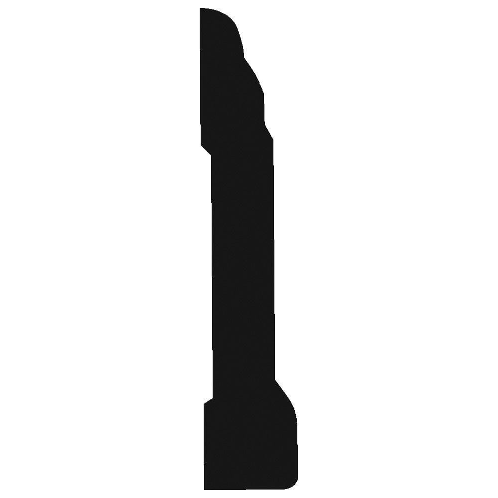 Royal Mouldings 6761 1/2 in. x 2 3/4 in. x 96 in. Finished PVC Composite White Casing (1-Piece − 8 Total Linear Feet)