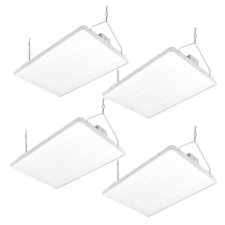 RUN BISON 2 ft. 800-Watt Equivalent Integrated LED Dimmable High Bay Light with 120-277V 28,350lm 5000K Daylight (4-Pack)