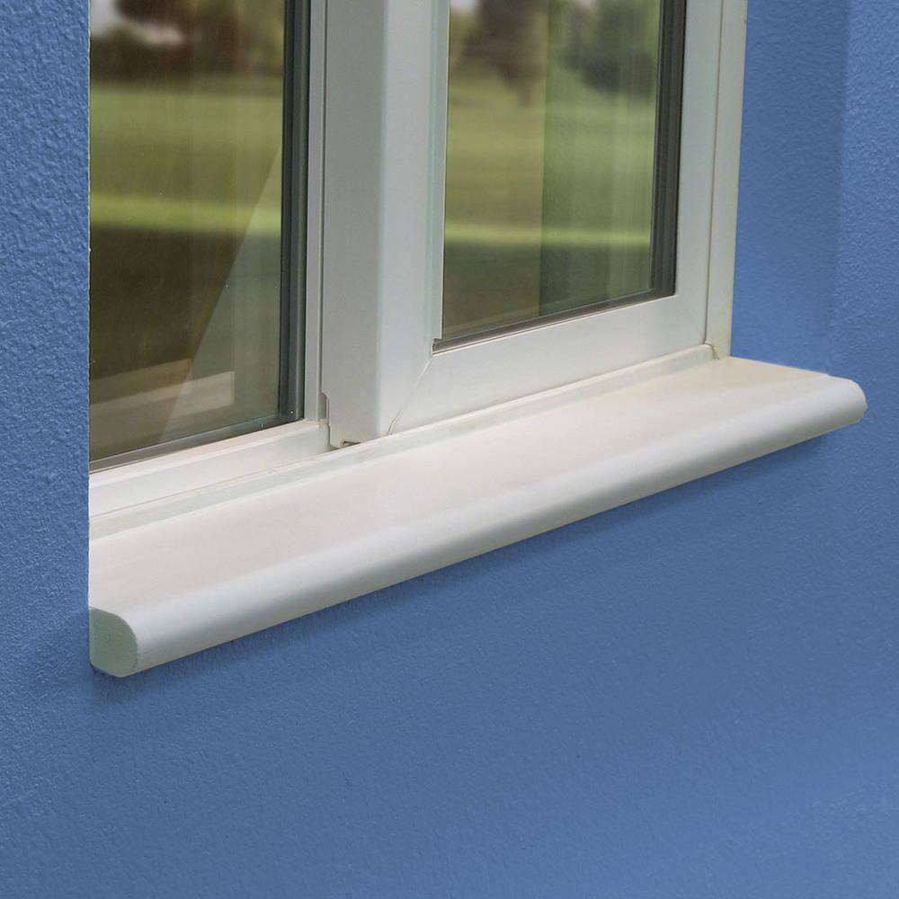 Sill-Rite Standard Streamline 2 in. x 72 in. x 1 in. White Vinyl Window Sill