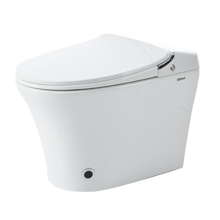 Xspracer Moray Elongated Smart Bidet Toilet with Heated Seat, Remote Control, and LED Night Light
