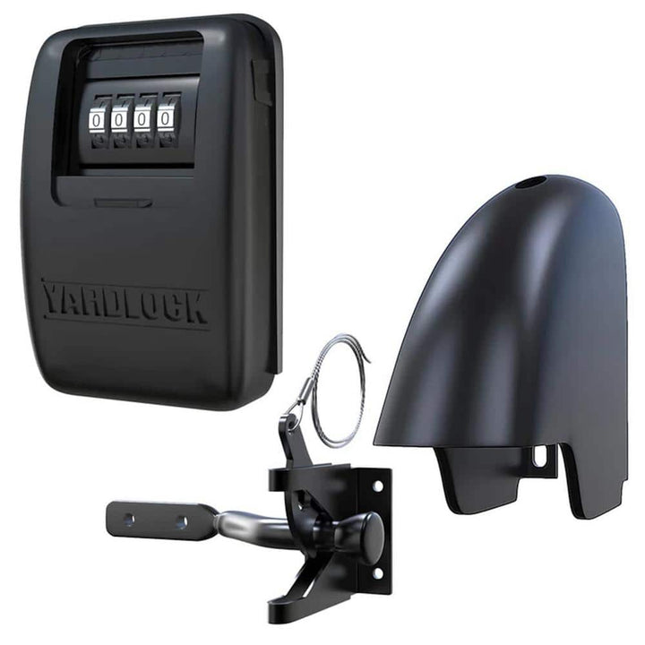 YARDLOCK Keyless Gate Lock XLB Kit, Black