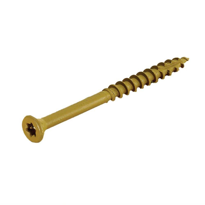YellaWood #10 x 3.5 in. Star Flat Head Outdoor Deck Screw (250 Pack)